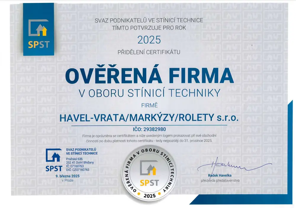 Certifikát